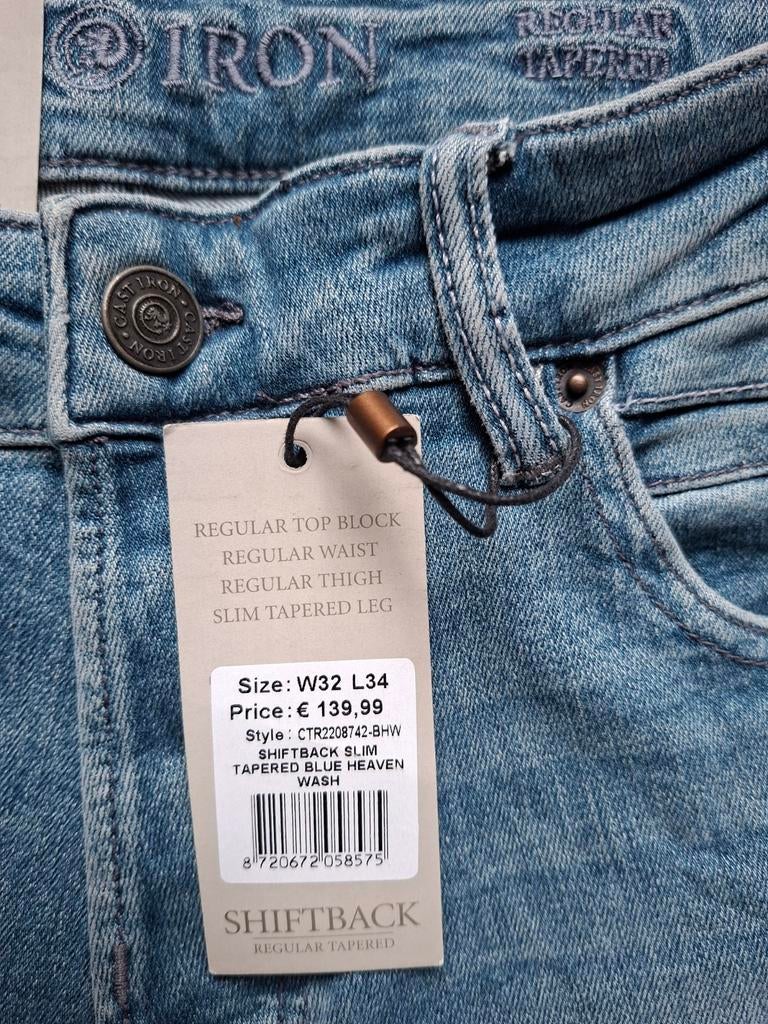 CAST IRON Shiftback jeans W32 L34, Blauw, Nieuw, W32 (confectie 46) of kleiner, Ophalen of Verzenden