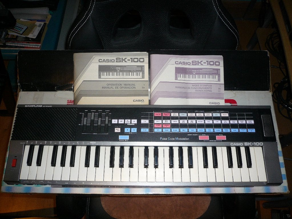 Casio SK-100 keyboard/sampler 80s classic!!, Muziek en Instrumenten, Verzenden, Gebruikt