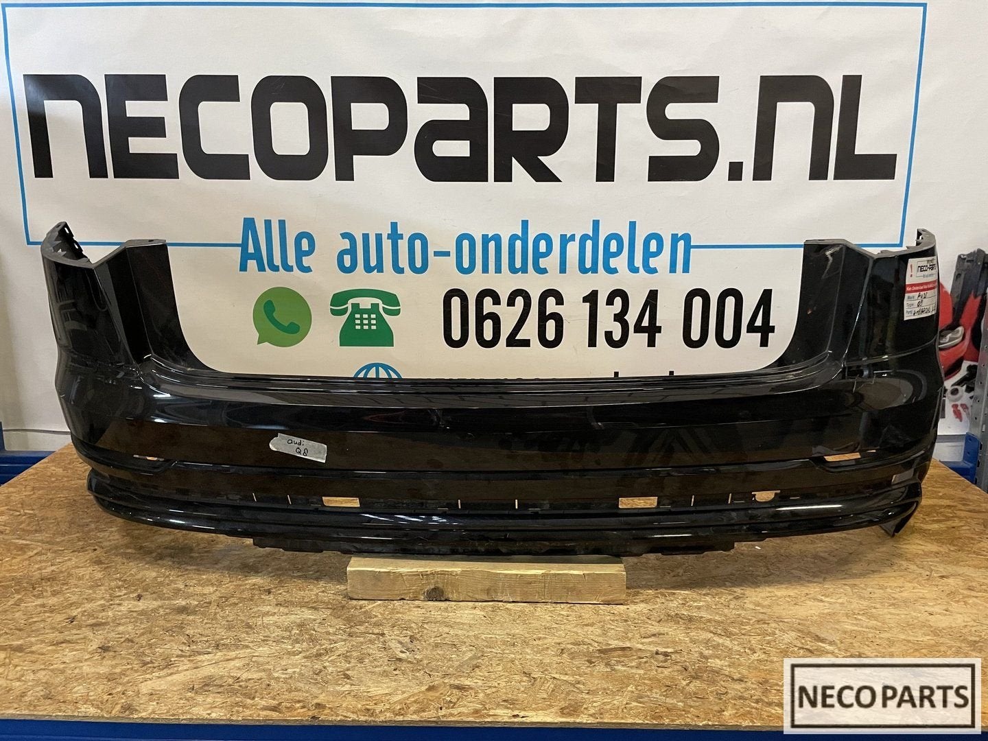 ACHTERBUMPER AUDI Q8 4M E-TRON BUMPER ORIGINEEL, Gebruikt, -, Achter, -