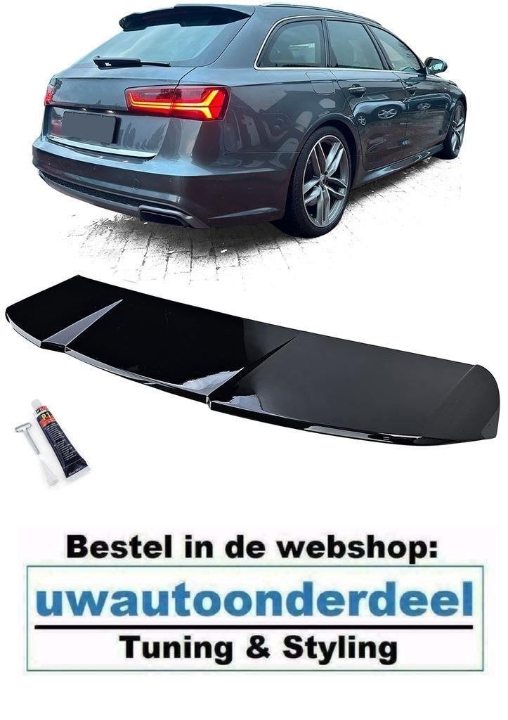 Achterklep Spoiler Glans Zwart Geschikt Voor Audi A6 C7 4G A