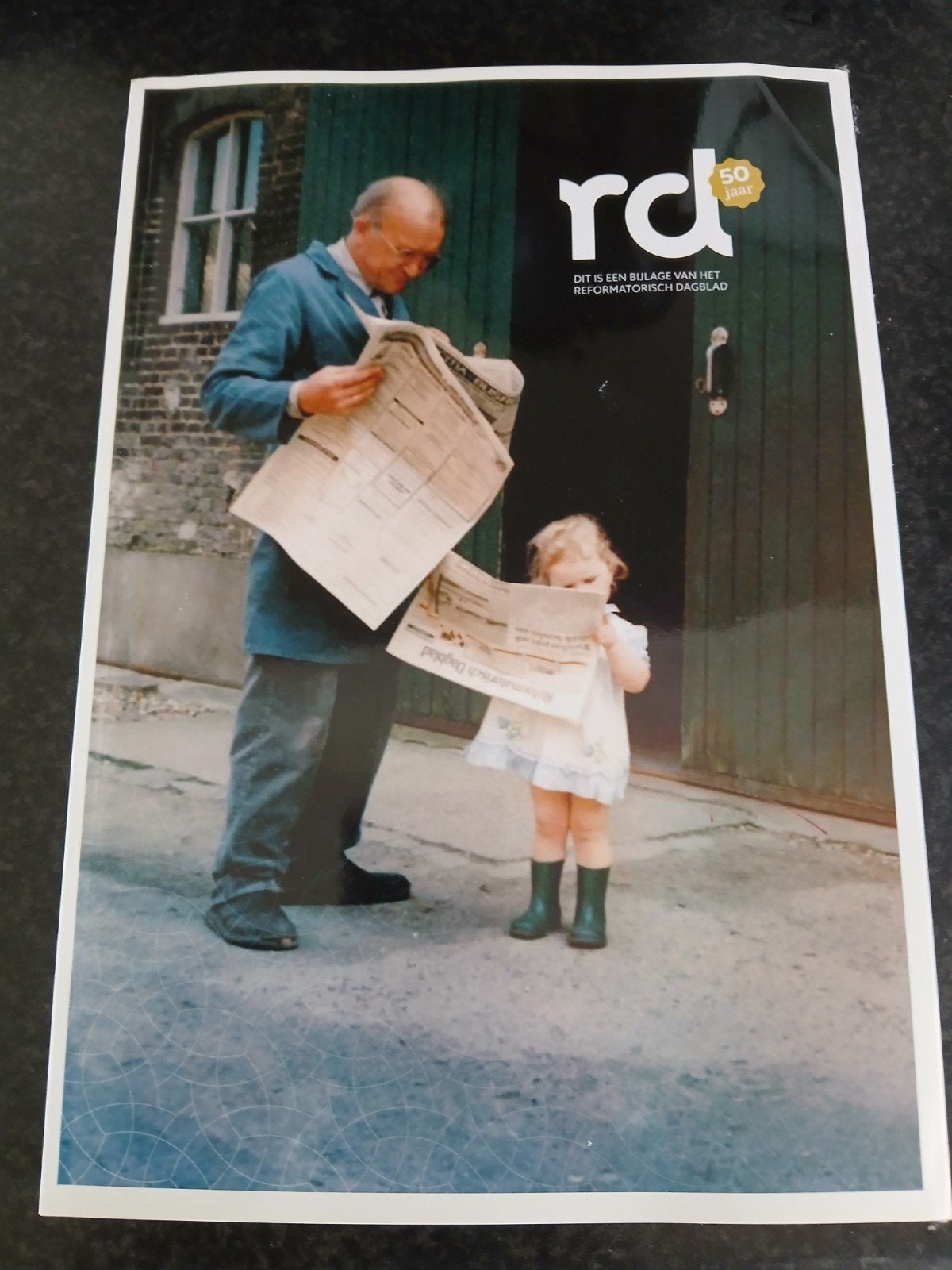 Brochure RD 50 jaar., Ophalen, Zo goed als nieuw, Krant