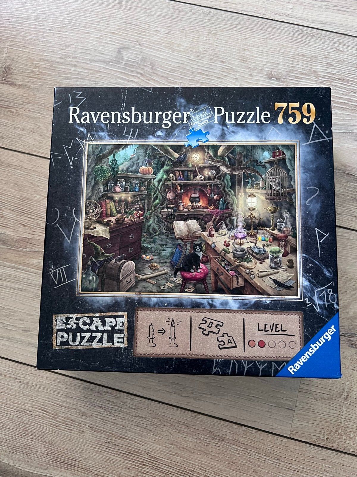 Ravensburger Escape Puzzle 759 stukjes - Magische Kamer, Ophalen, 500 t/m 1500 stukjes, Zo goed als nieuw