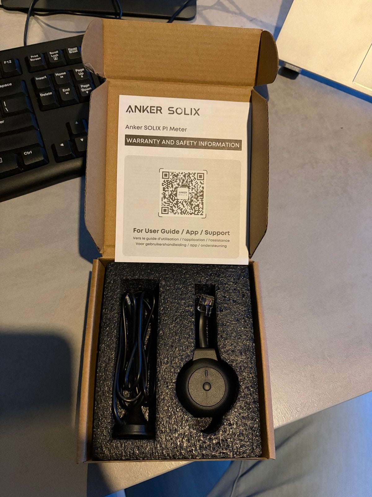 Anker SOLIX PI Meter - Energiemeter voor zonnepanelen, Ophalen of Verzenden, Nieuw, Elektriciteit