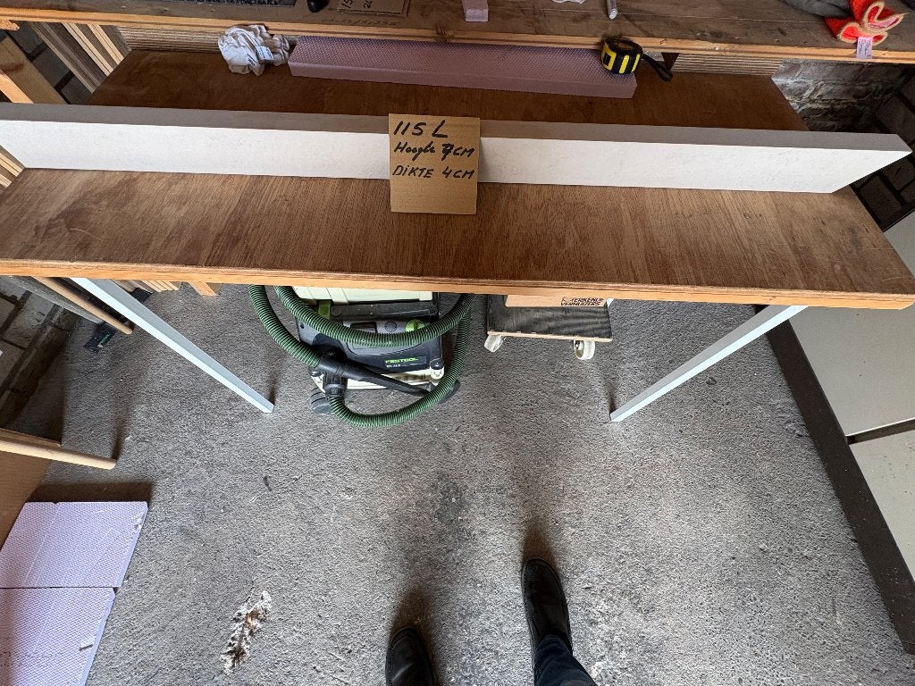 Dorpel van marmer creme marfil Lengte:115cm HxD :7cmx4cm., Ophalen, Overige materialen, 100 tot 150 cm, Overige typen