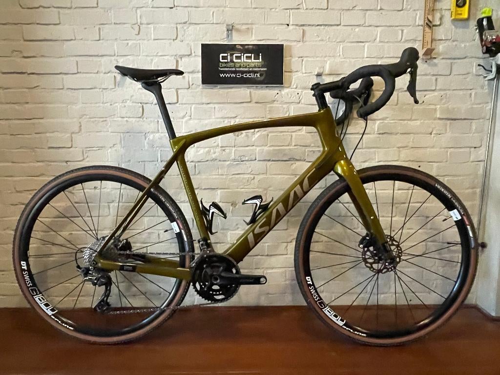 Isaac Torus Gravel Shimano GRX800/600 XL Groen Als Nieuw, Fietsen en Brommers, Fietsen | Racefietsen, Overige merken, 28 inch