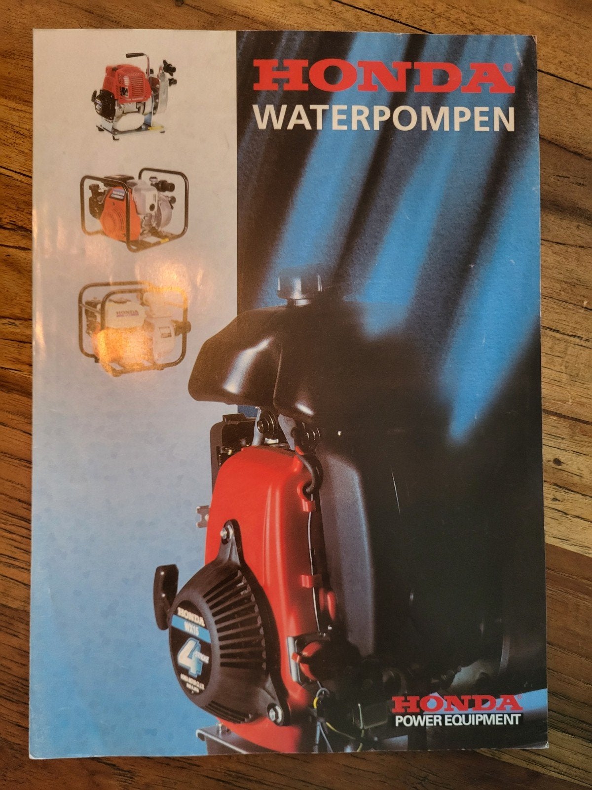 folder Honda waterpompen, Ophalen of Verzenden, Zo goed als nieuw