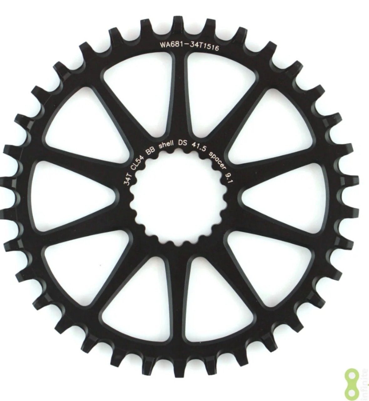 Cannondale Hollowgram X-Sync Kettingblad 34T, Nieuw, Ophalen of Verzenden, Derailleur of Ketting, Aluminium