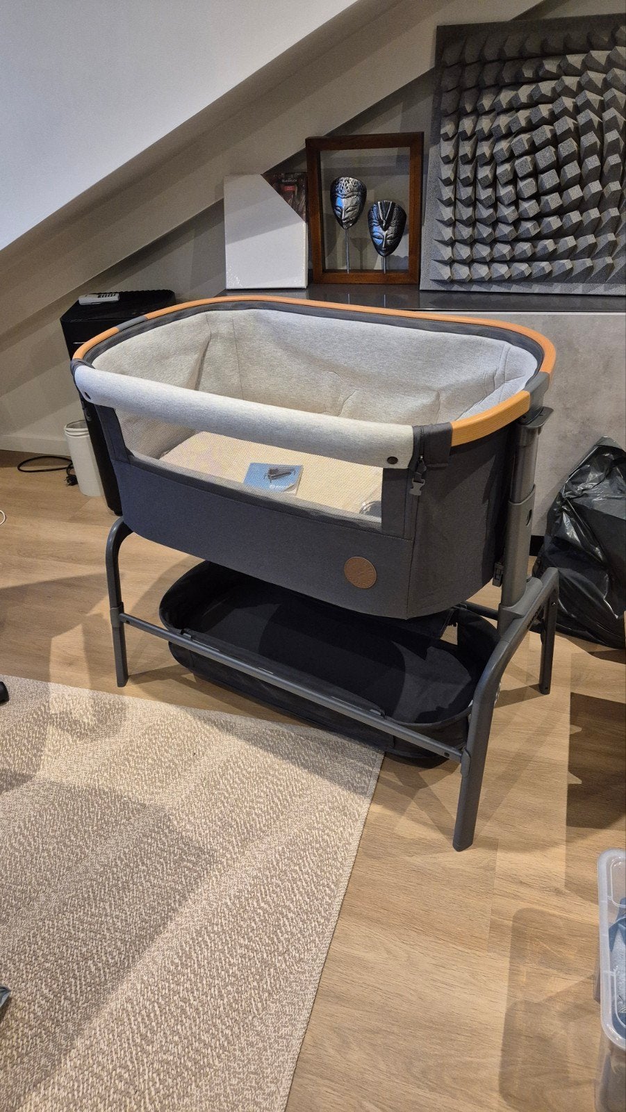 Maxi Cosi Iora Co-sleeper Babywieg incl. reistas, Ophalen, Zo goed als nieuw, Wieg
