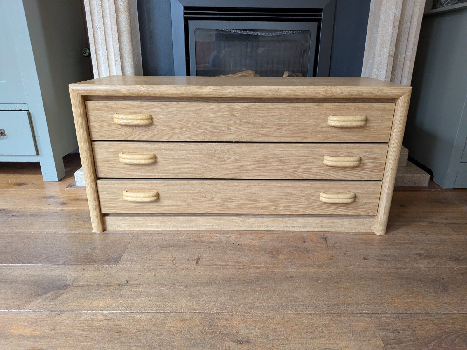 Vintage commode / ladekast jaren '70 – Jaren 70 stijl, Ophalen, Gebruikt, 100 tot 150 cm, Minder dan 100 cm