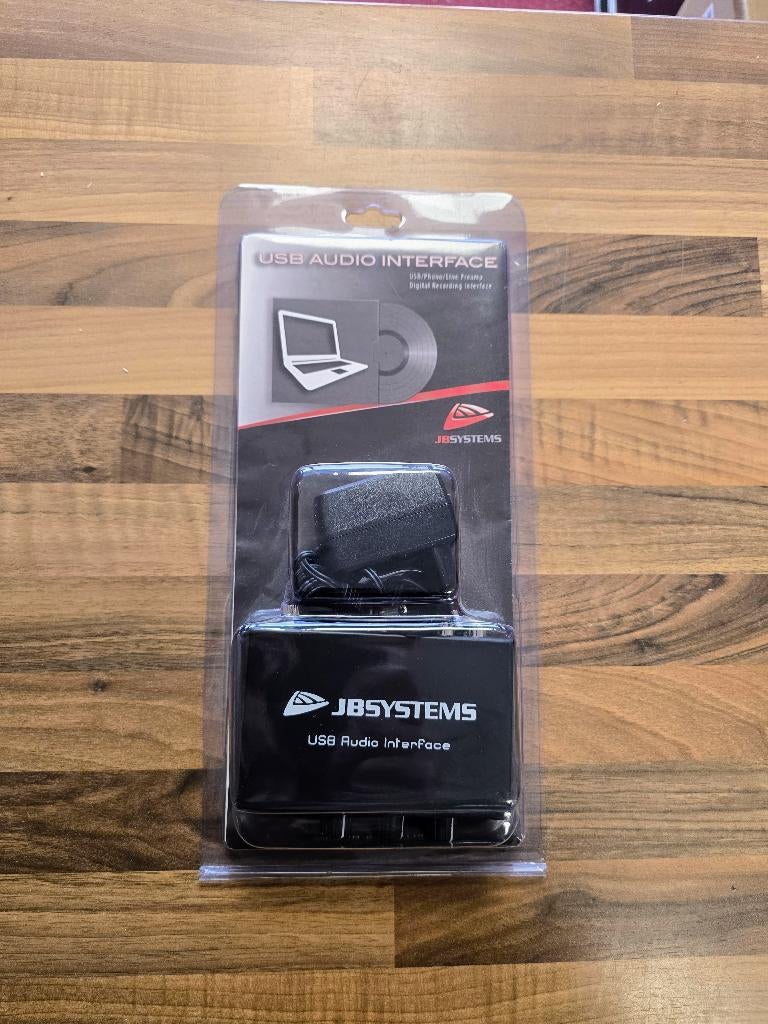 JB Systems USB Audio Interface + Phono Preamp, Ophalen of Verzenden, Nieuw, Dj-set, Overige merken