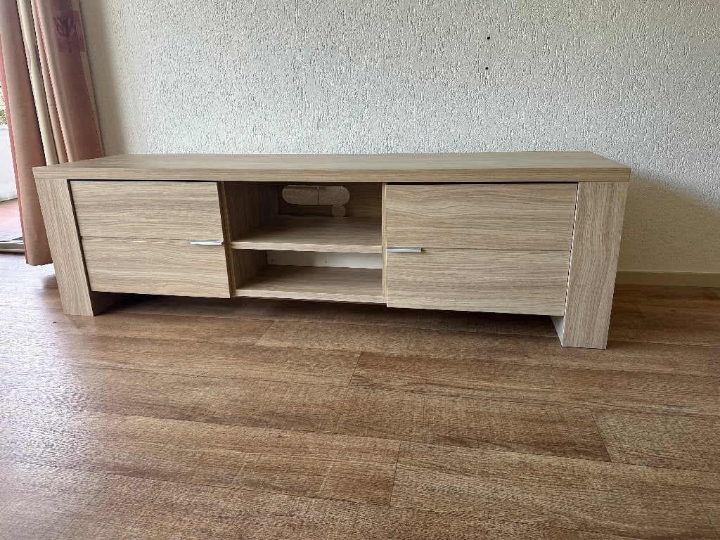 Dressoirs tv meubel en boekenplanken, Huis en Inrichting, Ophalen, Gebruikt, Met deur(en), 150 tot 200 cm