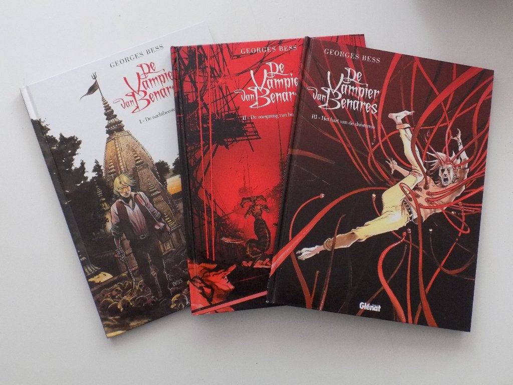 De vampier van Benares ~ Complete serie hardcovers 1 t/m 3, Bessis, Georges (Georges Bess, Tideli Nisseman), Complete serie of reeks