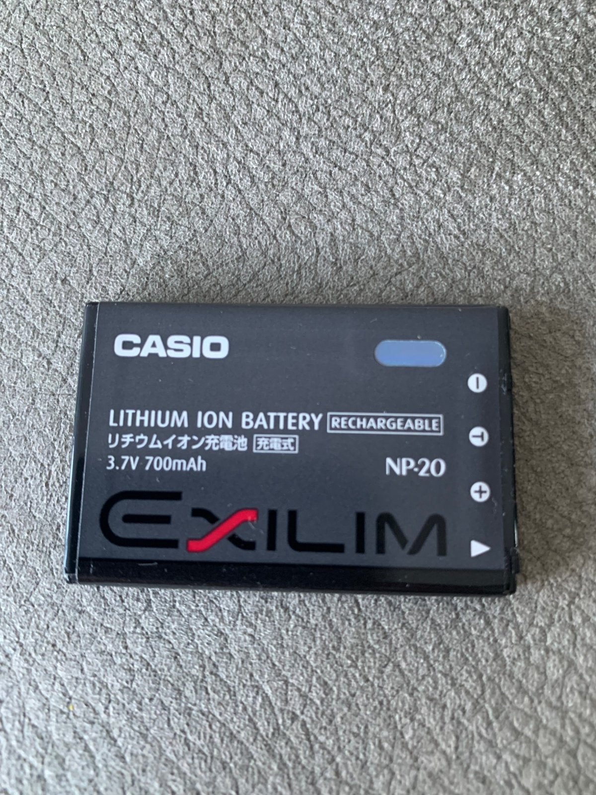 Casio lithium ion battery NP-20, Ophalen of Verzenden, Zo goed als nieuw, Casio, Batterij