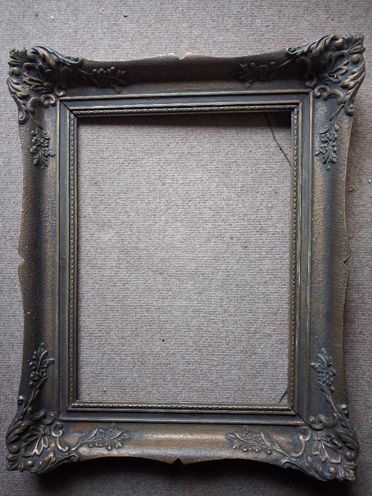 Brocante klassieke schilderij lijst, Ophalen, Bruin, 40 cm, 60 cm