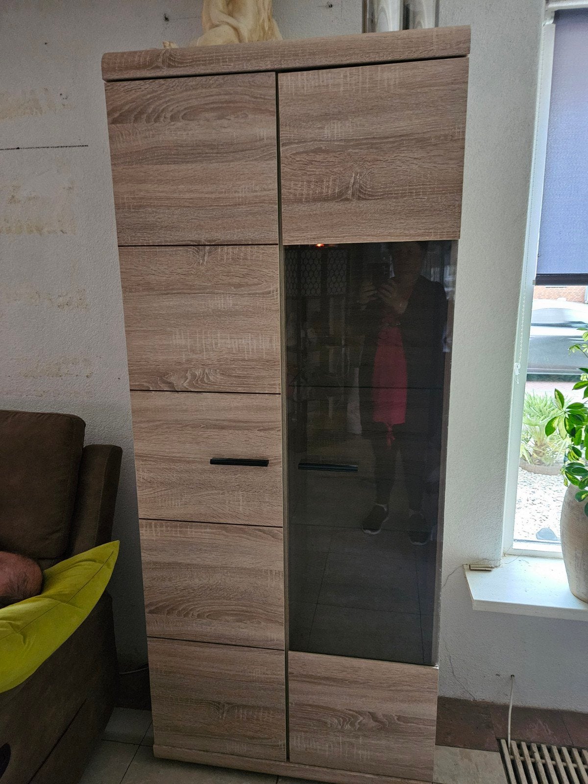 Moderne opbergkast met deuren, Ophalen, Met lade(s), Overige houtsoorten, 50 tot 100 cm