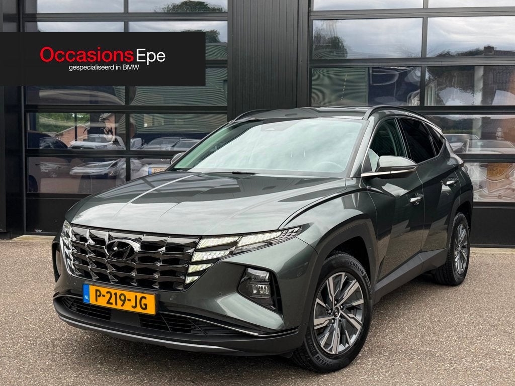 Hyundai Tucson 1.6 T-GDI HEV Comfort Leer Trekhaak 1e eig., Auto's, Hyundai, Dealer onderhouden, Gebruikt, Euro 6, 4 cilinders