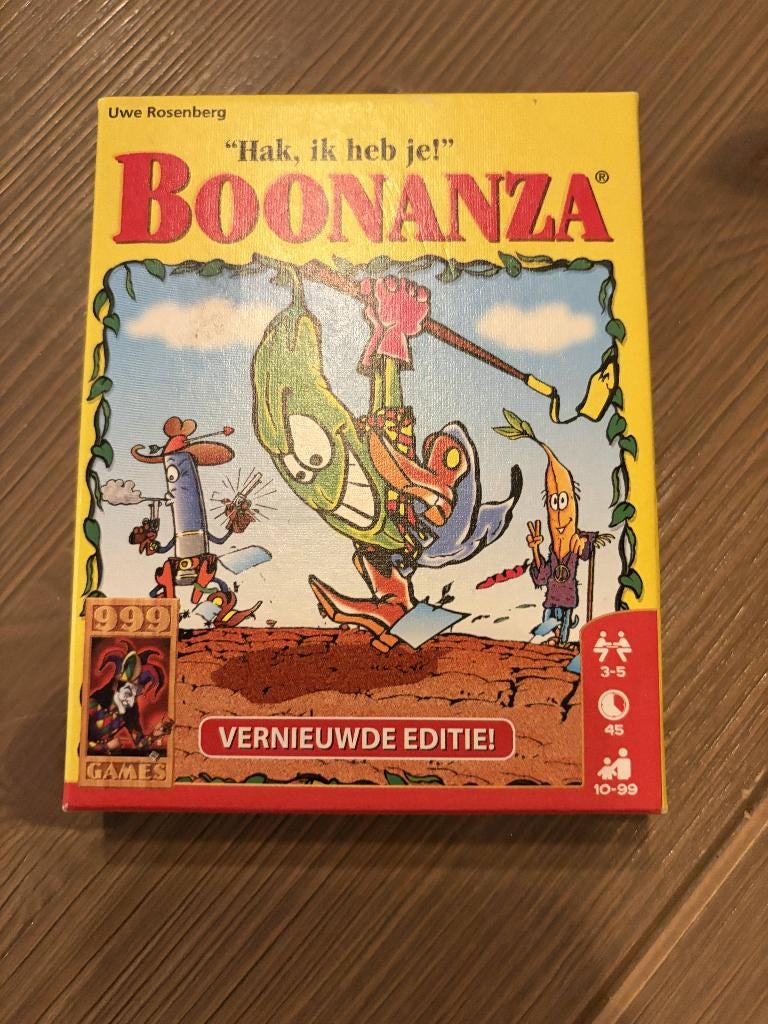 Boonanza, Hobby en Vrije tijd, Gezelschapsspellen | Kaartspellen, Vijf spelers of meer, Ophalen of Verzenden, Zo goed als nieuw