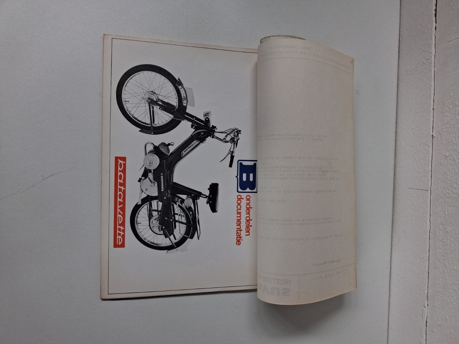 werkplaatshandboek batavus '69, Fietsen en Brommers, Ophalen, Gebruikt