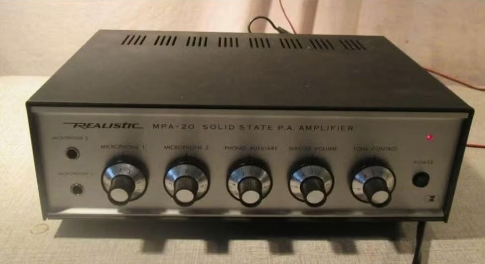 Retro Realistic MPA-20 Solid State PA Amplifier, Audio, Tv en Foto, Ophalen of Verzenden, Zo goed als nieuw, Stereo, Overige merken