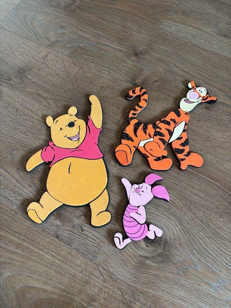 Winnie the pooh muurstickers, Ophalen of Verzenden, Zo goed als nieuw