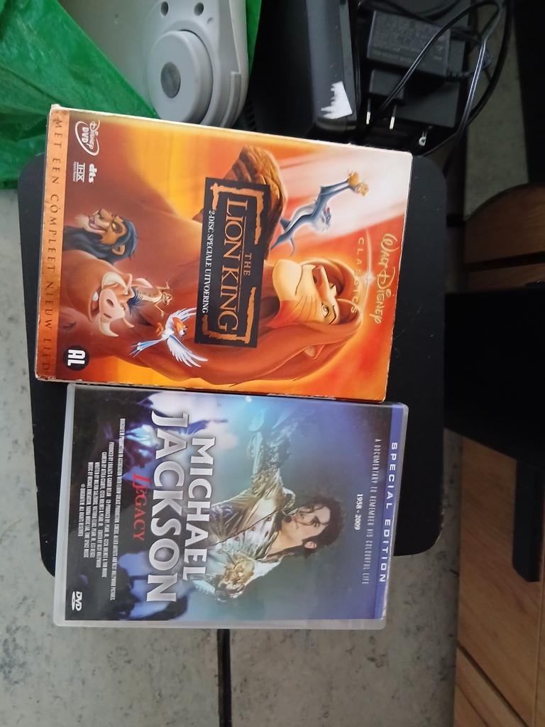 De Leeuwenkoning (The Lion King) en Michael Jackson DVD's, Cd's en Dvd's, Dvd's | Muziek en Concerten, Alle leeftijden, Ophalen of Verzenden