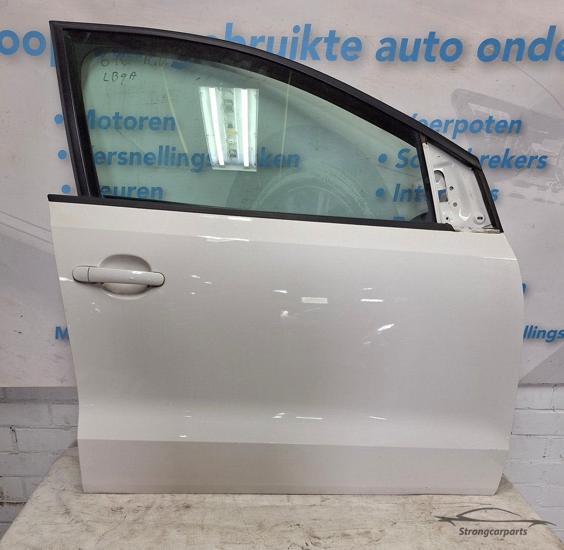Deur Portier VW Polo 6R 6C rechts voor 5 deurs LB9A in goede, Gebruikt, -, -, Ophalen of Verzenden