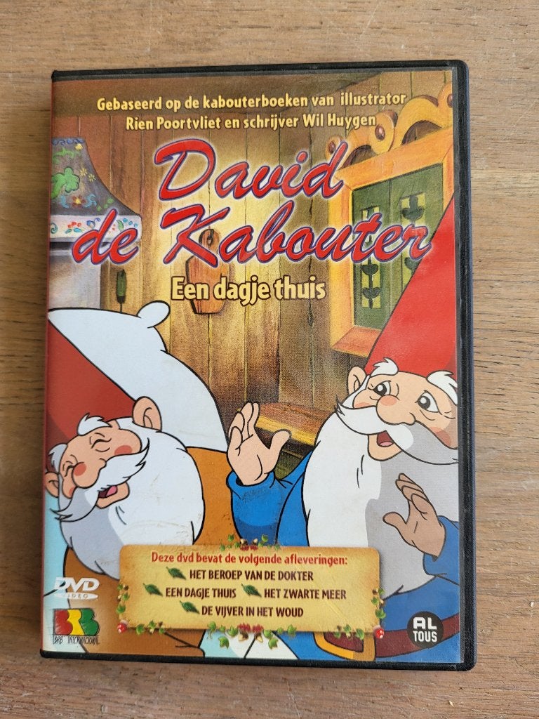 DVD David de kabouter een dagje thuis, Cd's en Dvd's, Dvd's | Kinderen en Jeugd, Alle leeftijden, Ophalen of Verzenden, Zo goed als nieuw