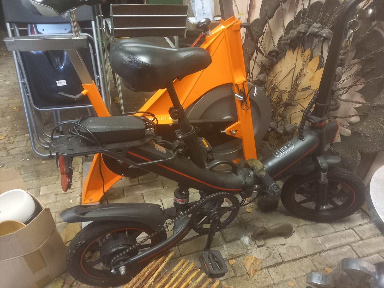 Compacte opvouwbare elektrische fiets, Overige merken, Gebruikt, Ophalen of Verzenden, Minder dan 47 cm