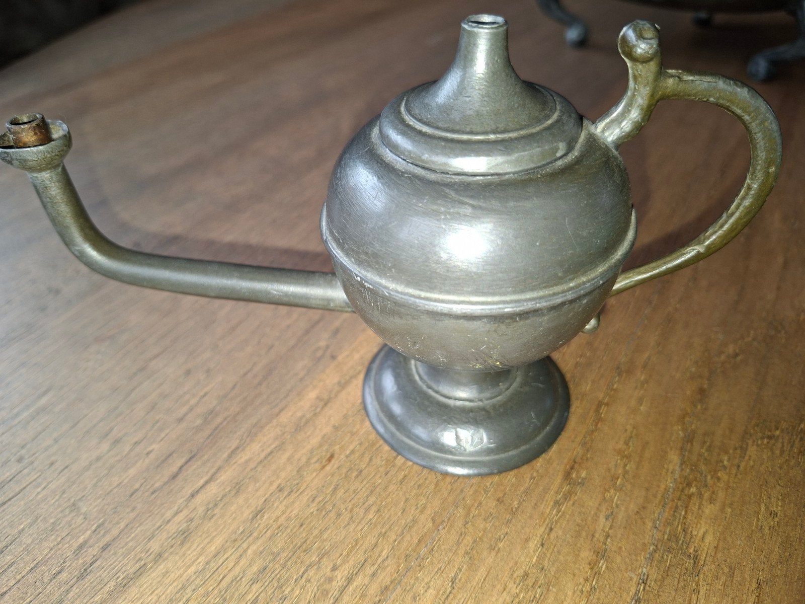Diverse tinnen schaaltjes en olielampje, Antiek en Kunst, Ophalen of Verzenden