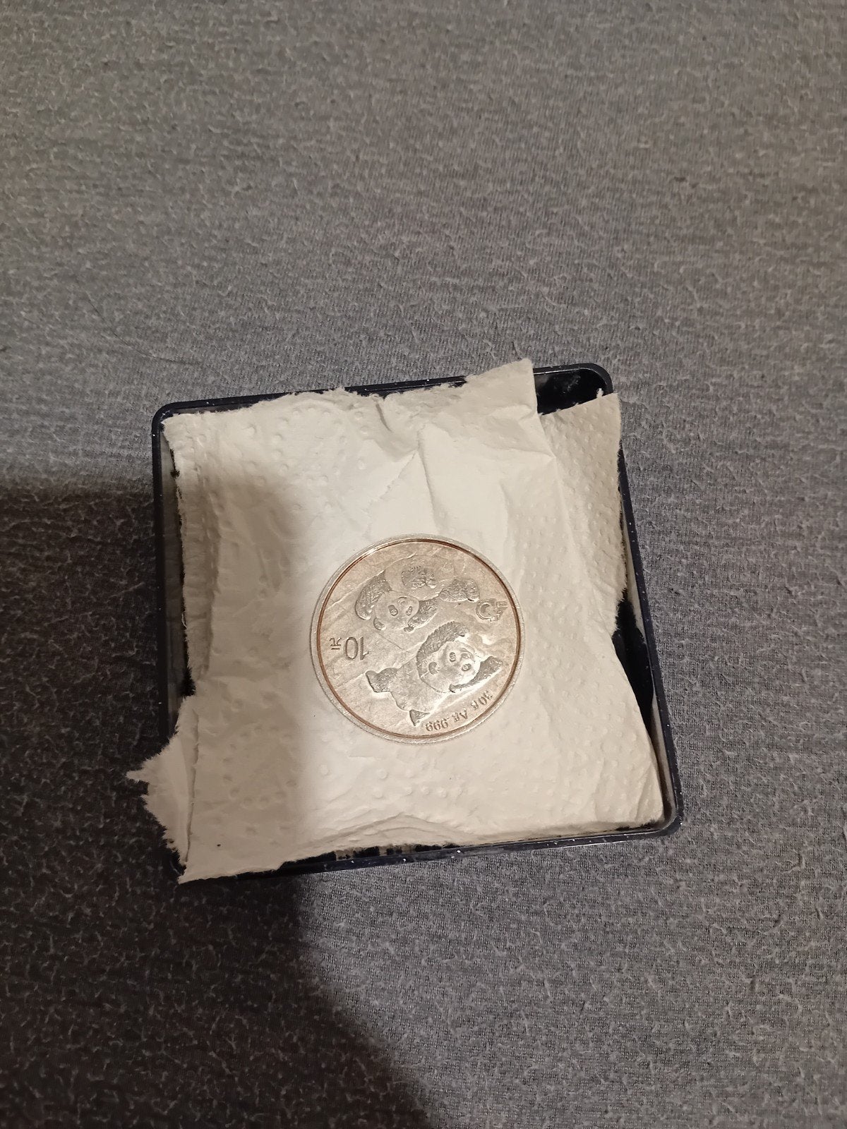 zilveren munt 999, Ophalen, Zo goed als nieuw, Overige kleuren