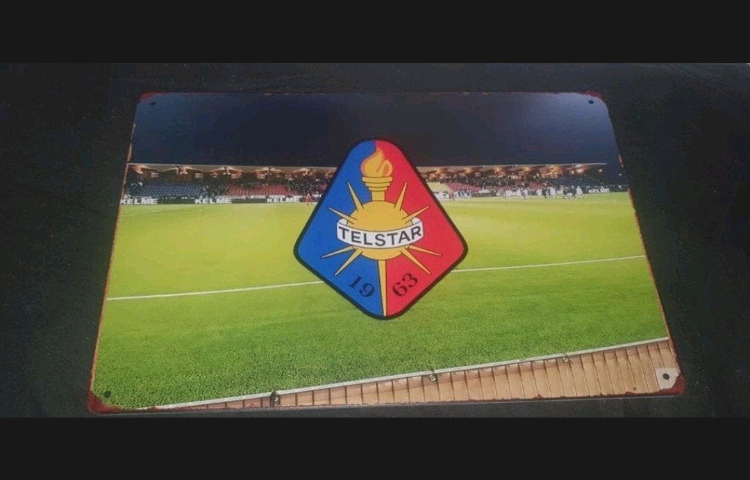 Telstar Wandbord - Voor de Echte Supporter!, Verzamelen, Ophalen of Verzenden, Nieuw