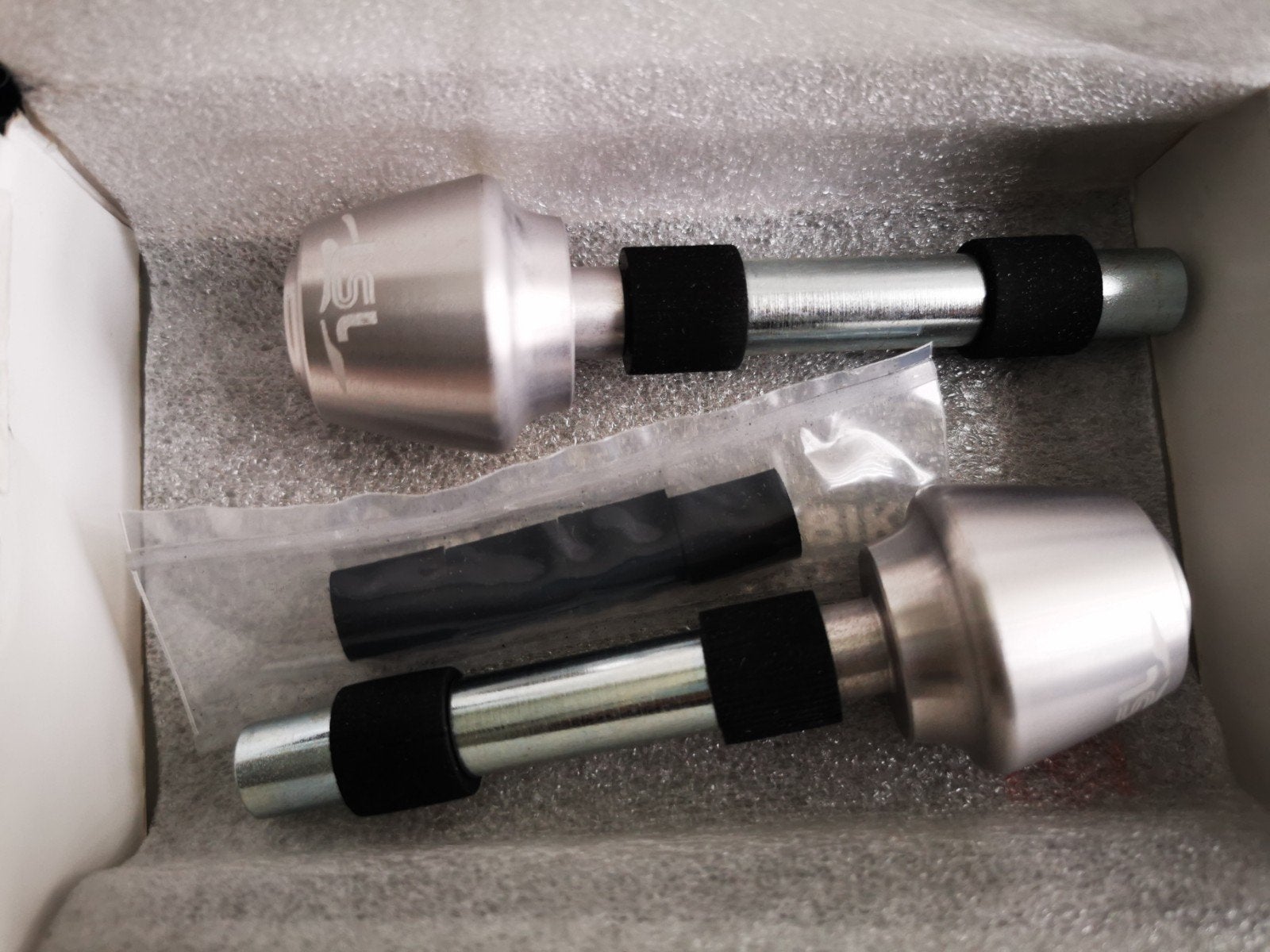 LSL Nieuwe Aluminium stuurgewichten (zilver), 14/18mm, Ophalen of Verzenden, Nieuw