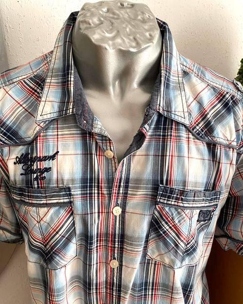 Angelo Litrico overhemd maat 45/46 [2XL[H], Ophalen of Verzenden, Nieuw, Blauw, Overige halswijdtes