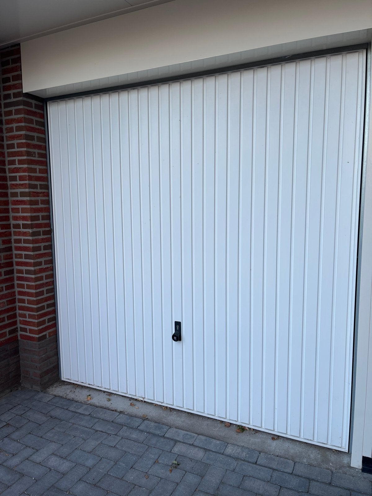 Hormann Garagedeur wit 2375x2375 mm, Ophalen, Gebruikt, Garagedeur, Metaal
