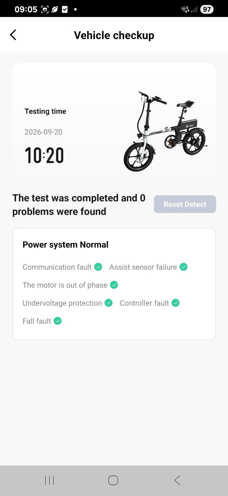 Hitway BK3S elektrische vouwfiets - Zo goed als nieuw, Zo goed als nieuw, Minder dan 47 cm, 30 tot 50 km per accu, Ophalen