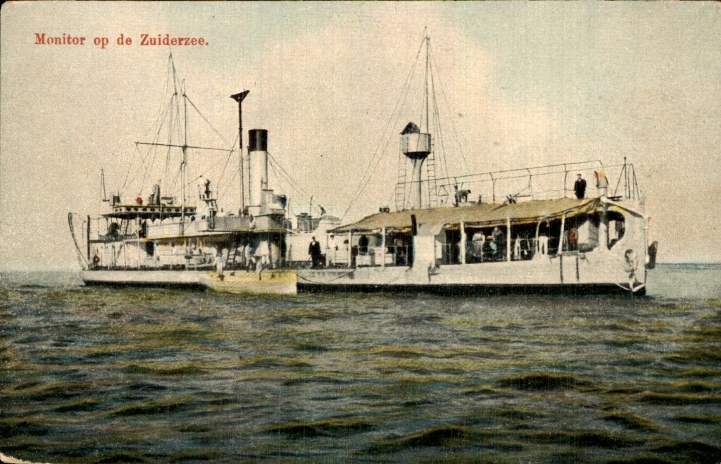 Monitor - op de Zuiderzee, Ophalen of Verzenden, Voor 1920, Gelopen, Zuid-Holland