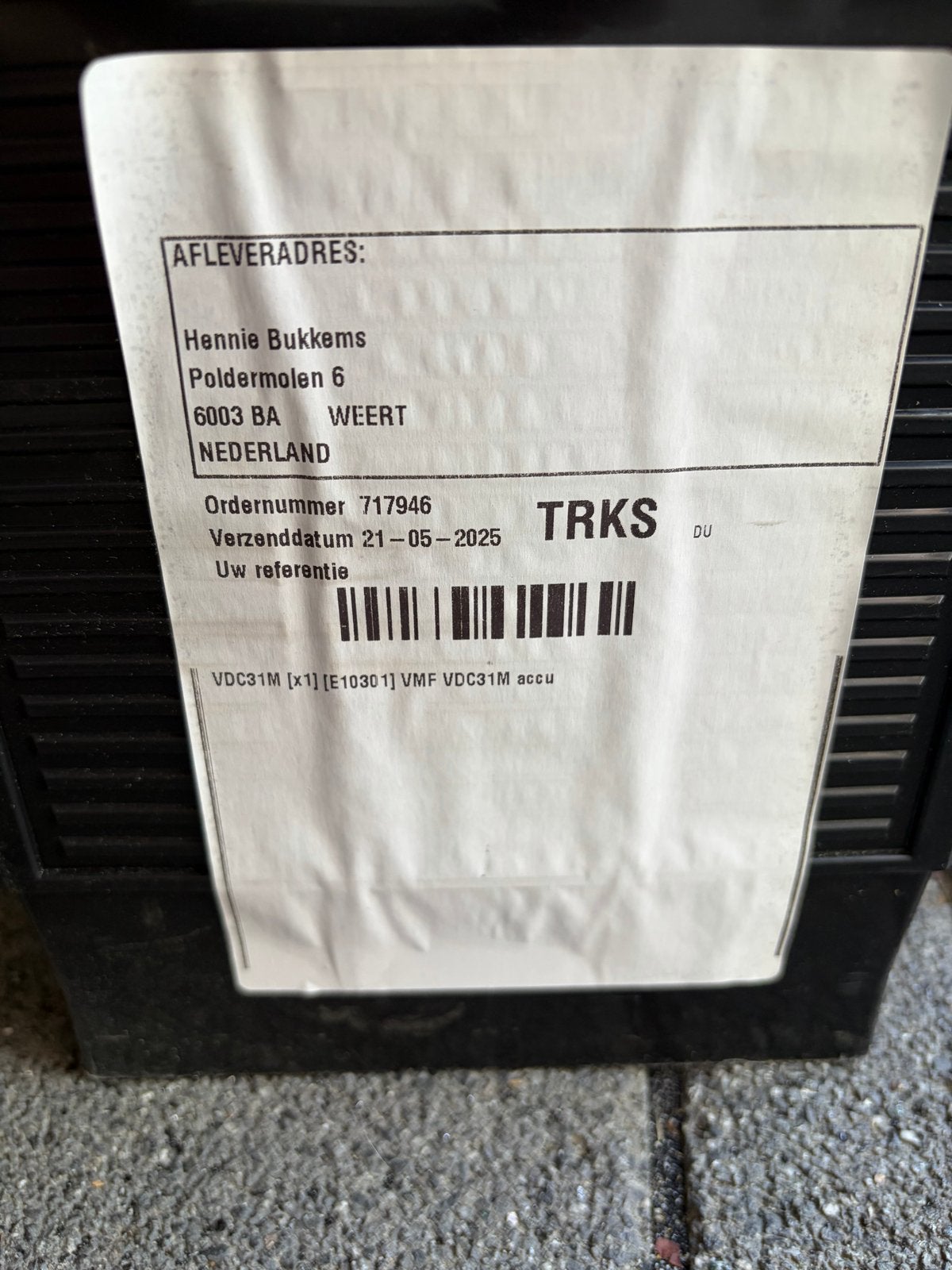 VMF Sportline RV VDC31M Accu met DHC SC212E Lader, Ophalen of Verzenden, Gebruikt, Universele onderdelen