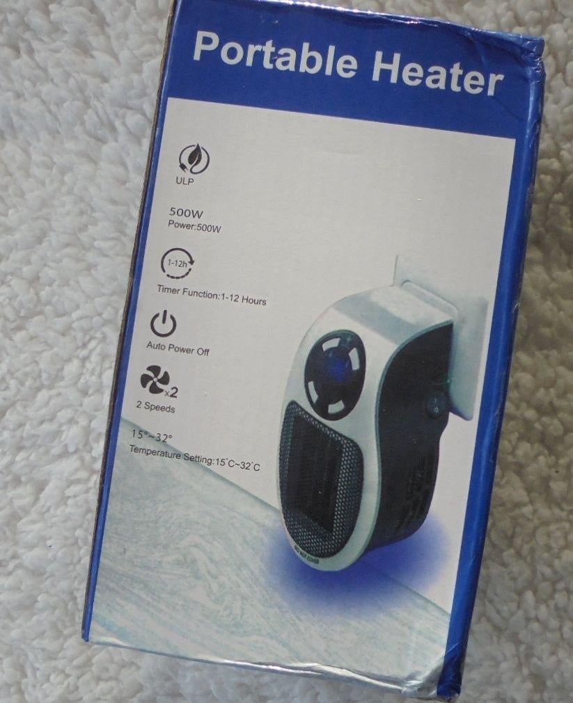 mini HEATER 500watt met afstandsbediening, 500 tot 800 watt, Minder dan 30 cm, Overige typen, Nieuw