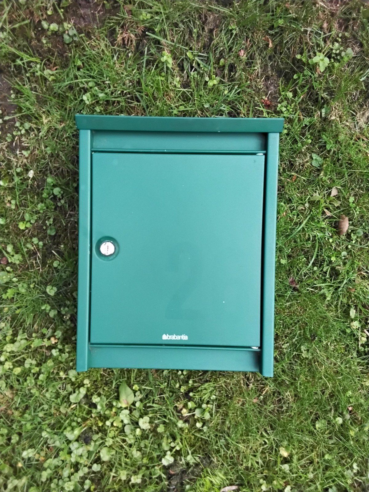 Brabantia brievenbus - Groen, gebruikt, Ophalen, Zo goed als nieuw, Staal, Wandbrievenbus
