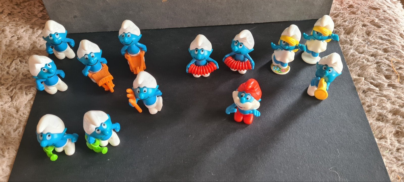 Smurfen uit Kinder Surprise Ei - Muziek & Tuin, Ophalen of Verzenden, Gebruikt, Muzieksmurf, Poppetje, Figuurtje of Knuffel