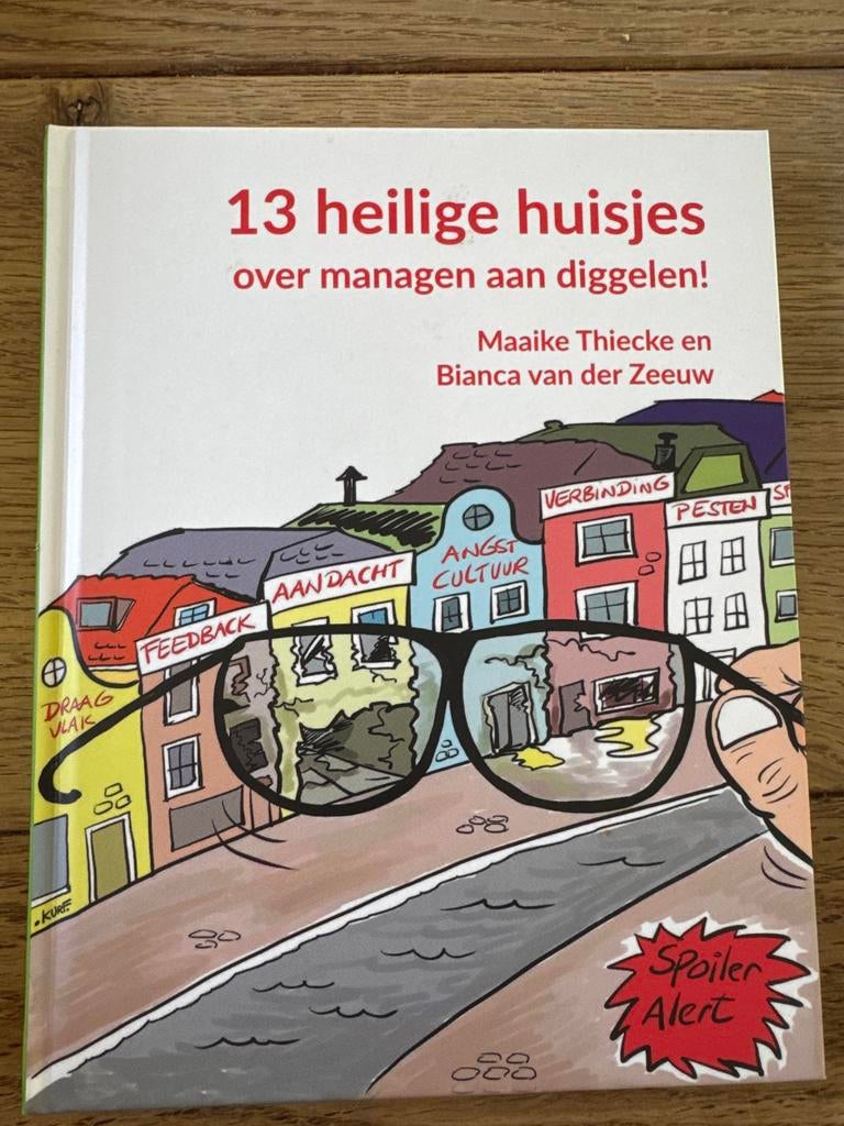 Nieuw boek: 13 heilige huisjes over managen aan diggelen!, Ophalen of Verzenden, Nieuw
