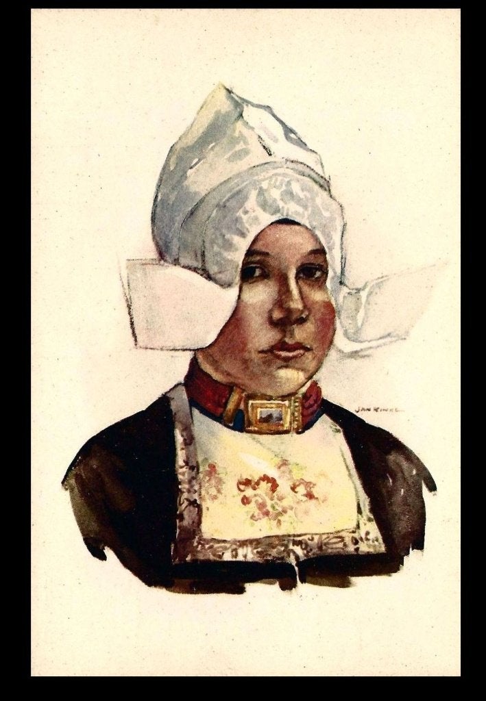 Jan Rinke Klederdracht Z14, Ophalen of Verzenden, 1920 tot 1940, Ongelopen, Klederdracht