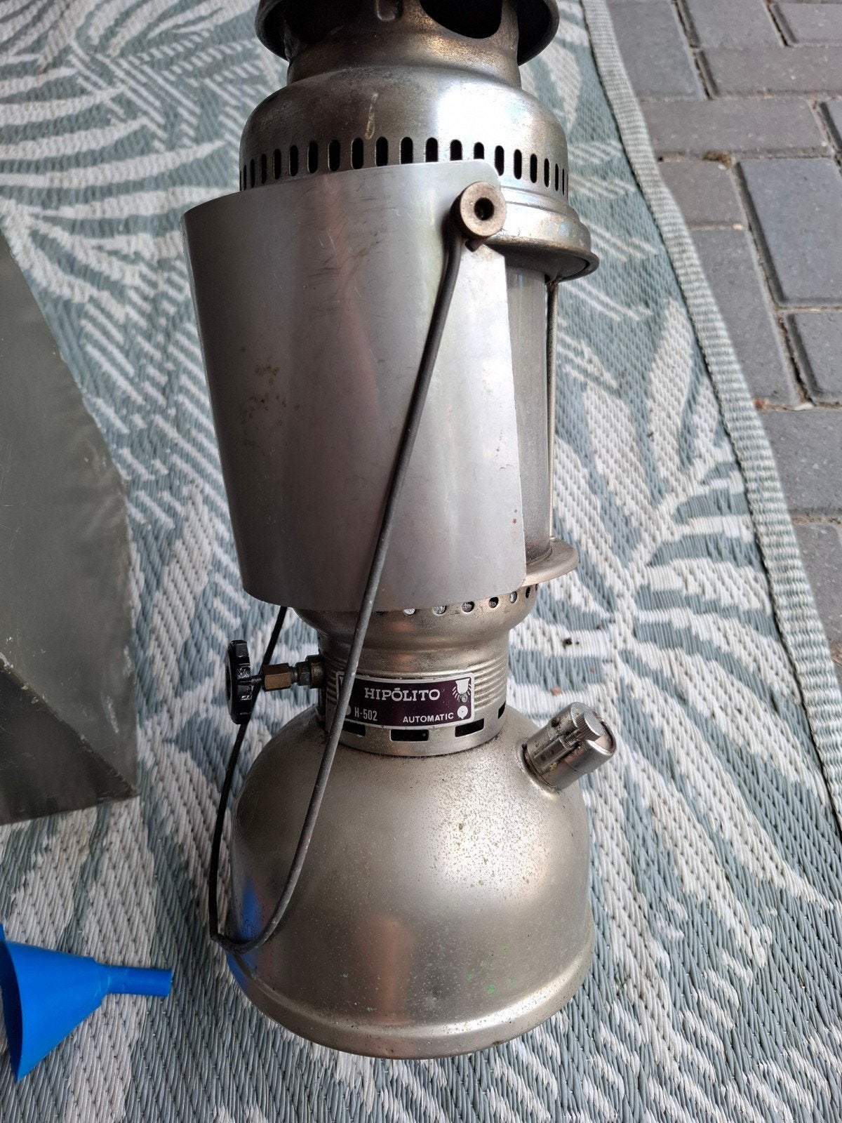 hypolito kero petroleum lamp druklamp defensie kl lamp, Verzamelen, Ophalen of Verzenden, Landmacht, Nederland