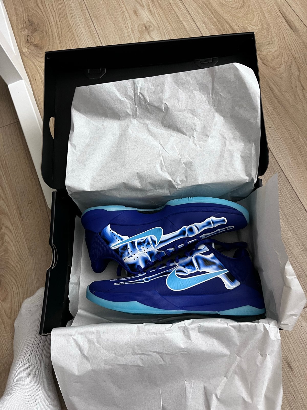 Nike Kobe 5 Protro X-Ray - Size 44, Ophalen of Verzenden, Nieuw, Blauw, Sneakers of Gympen