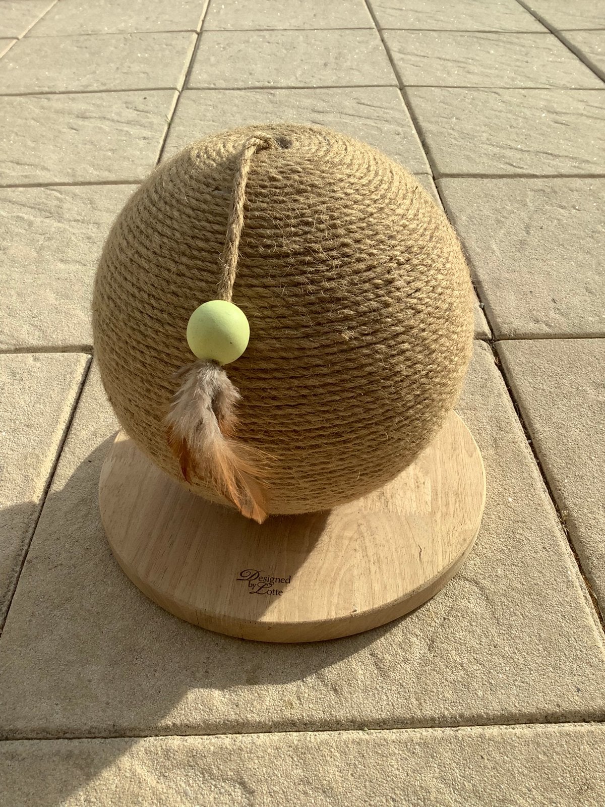 Katten krab bal designed bij Lotte, Dieren en Toebehoren, Ophalen of Verzenden, Gebruikt, Krabpaal