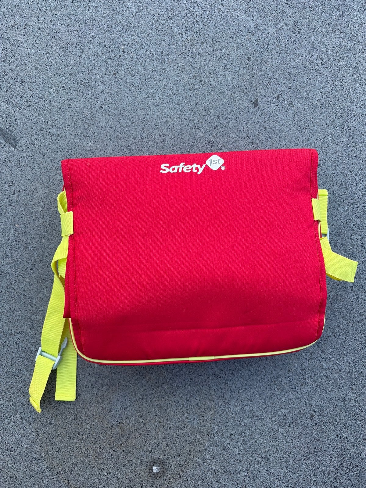 Safety 1st Draagbare Kinderstoel - Rood/Geel, Ophalen of Verzenden, Gebruikt, Overige typen, Gordel(s)