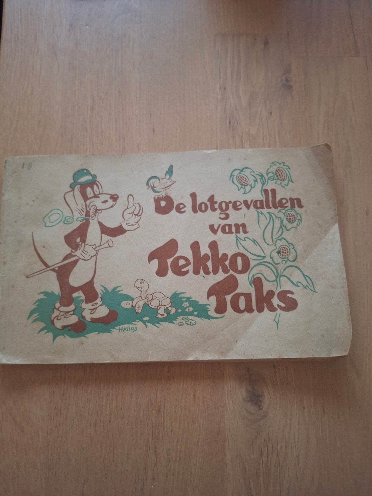 De Lotgevallen van Tekko Taks - Vintage Stripboek, Boeken, Eén stripboek, Ophalen of Verzenden, Gelezen, Wie