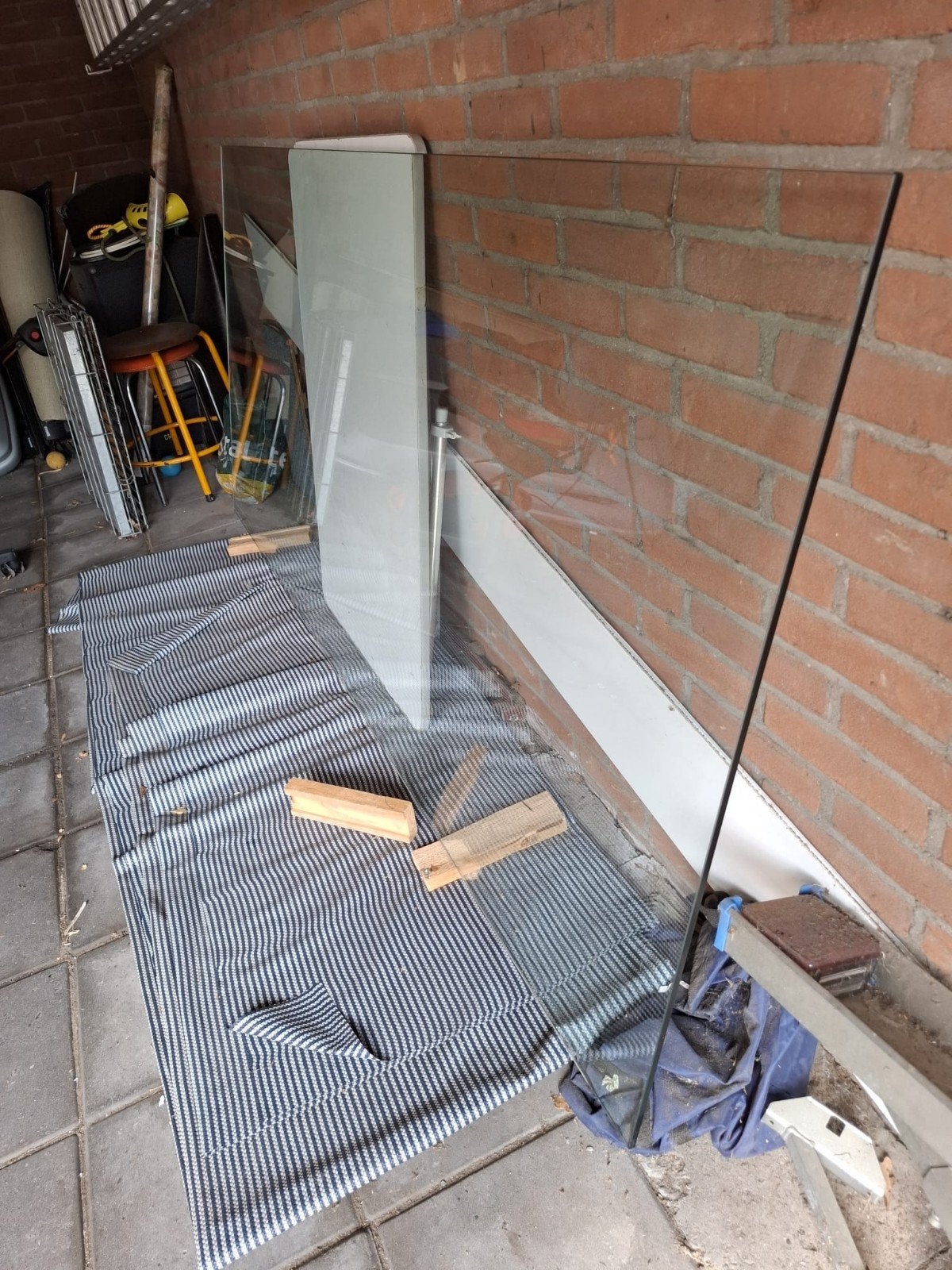glazendeur, Ophalen, Nieuw, 160 cm of meer