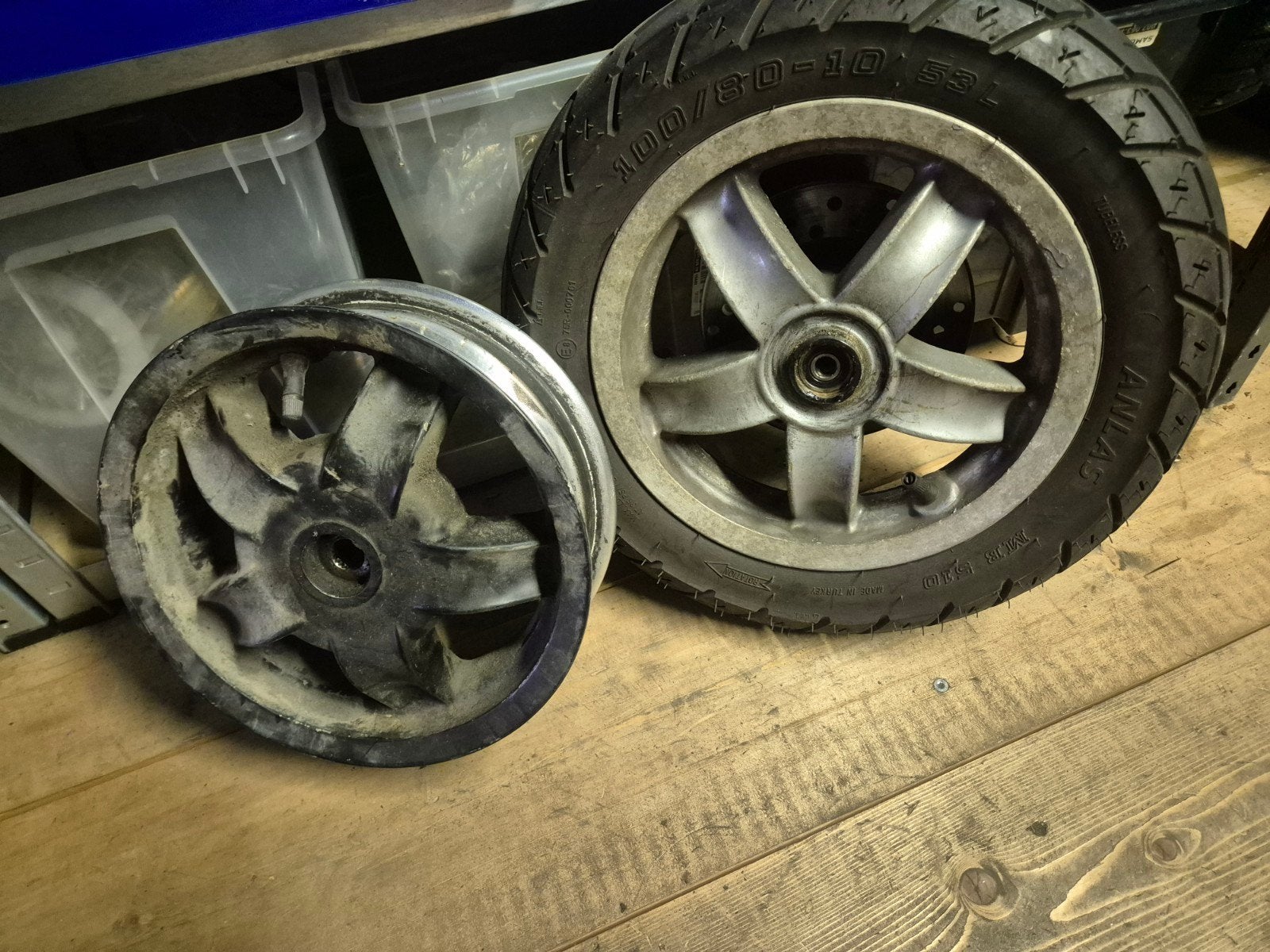 Velgen Piaggio Zip voor en achter, Ophalen of Verzenden, Gebruikt, Overige typen, Piaggio