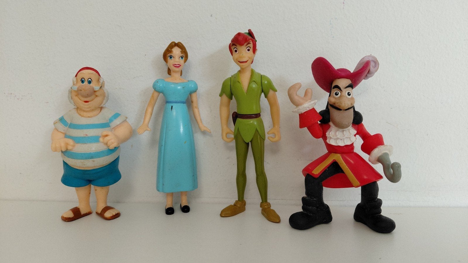 Peter pan poppetjes, Ophalen of Verzenden, Peter Pan of Pinokkio, Zo goed als nieuw, Beeldje of Figuurtje